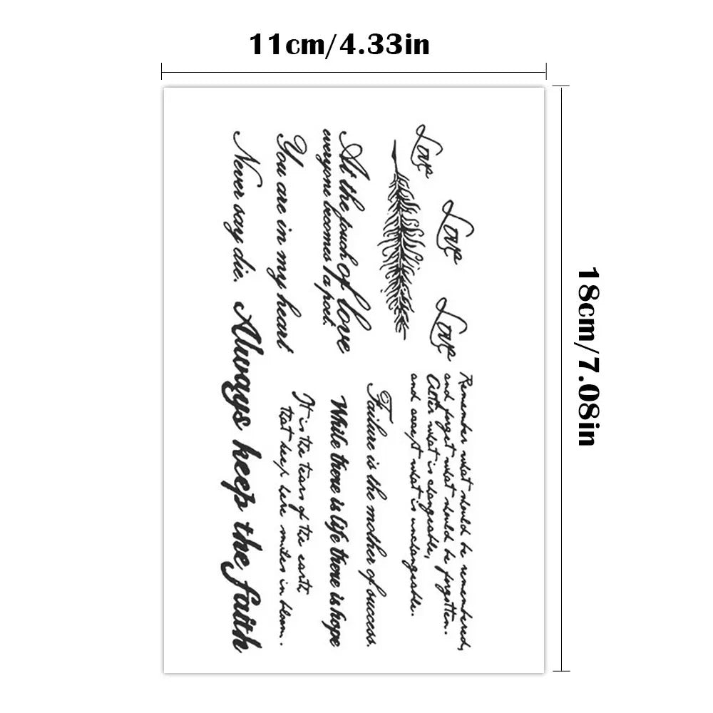 Waterproof Temporary Tattoo