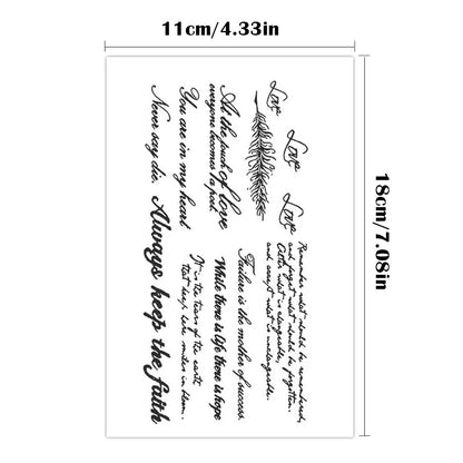 Waterproof Temporary Tattoo